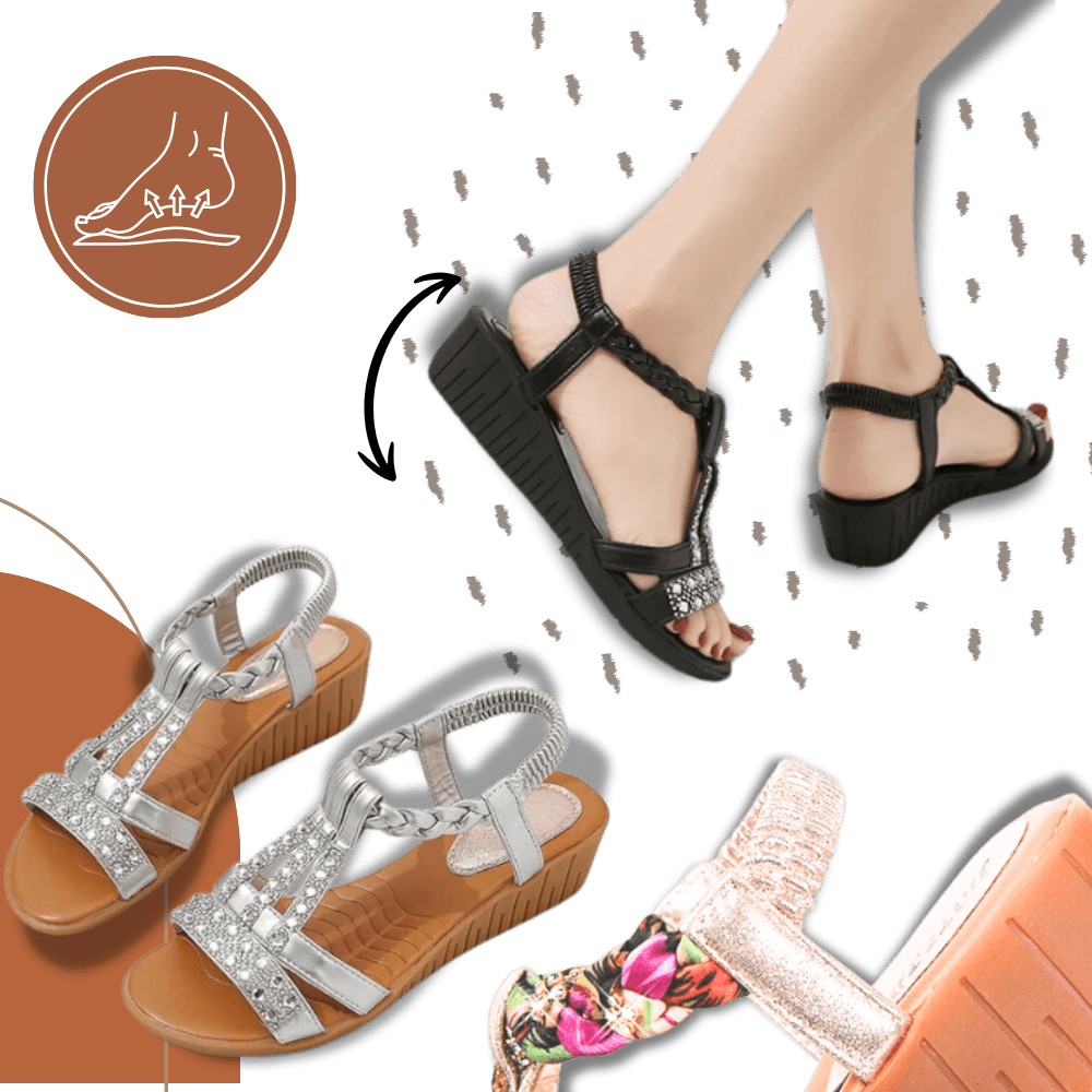 Schicke Orthopädische Sandalen im Boho-Stil