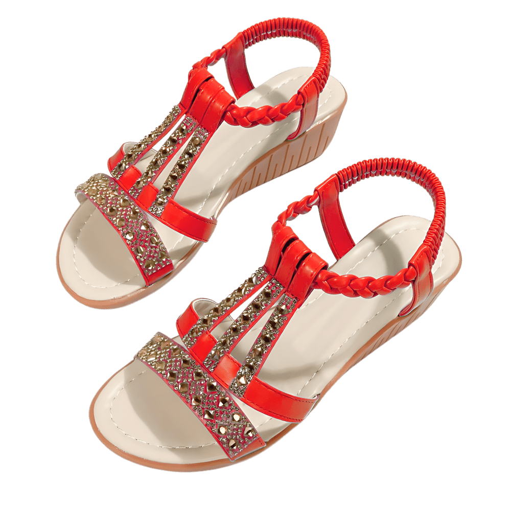 Schicke Orthopädische Sandalen im Boho-Stil
