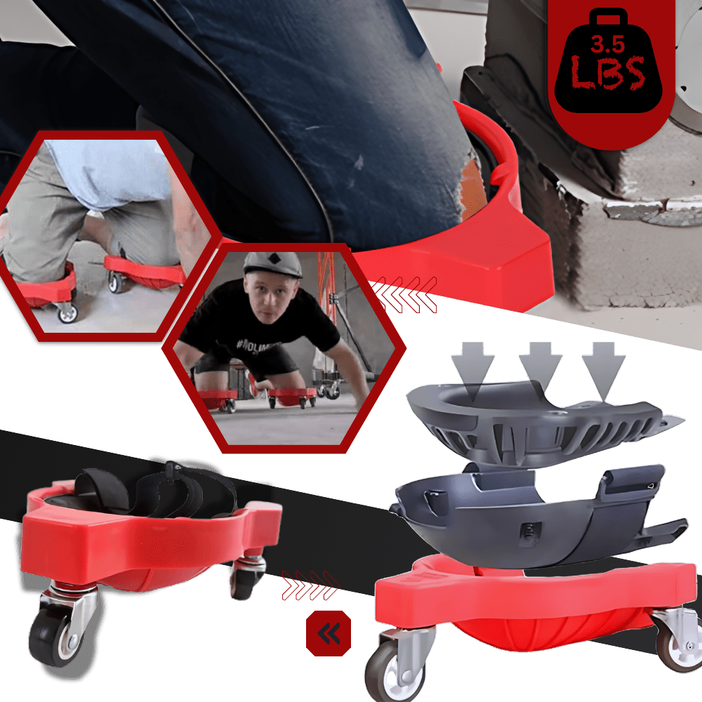 Knieschützer mit Rollen für erhöhten Komfort und Mobilität