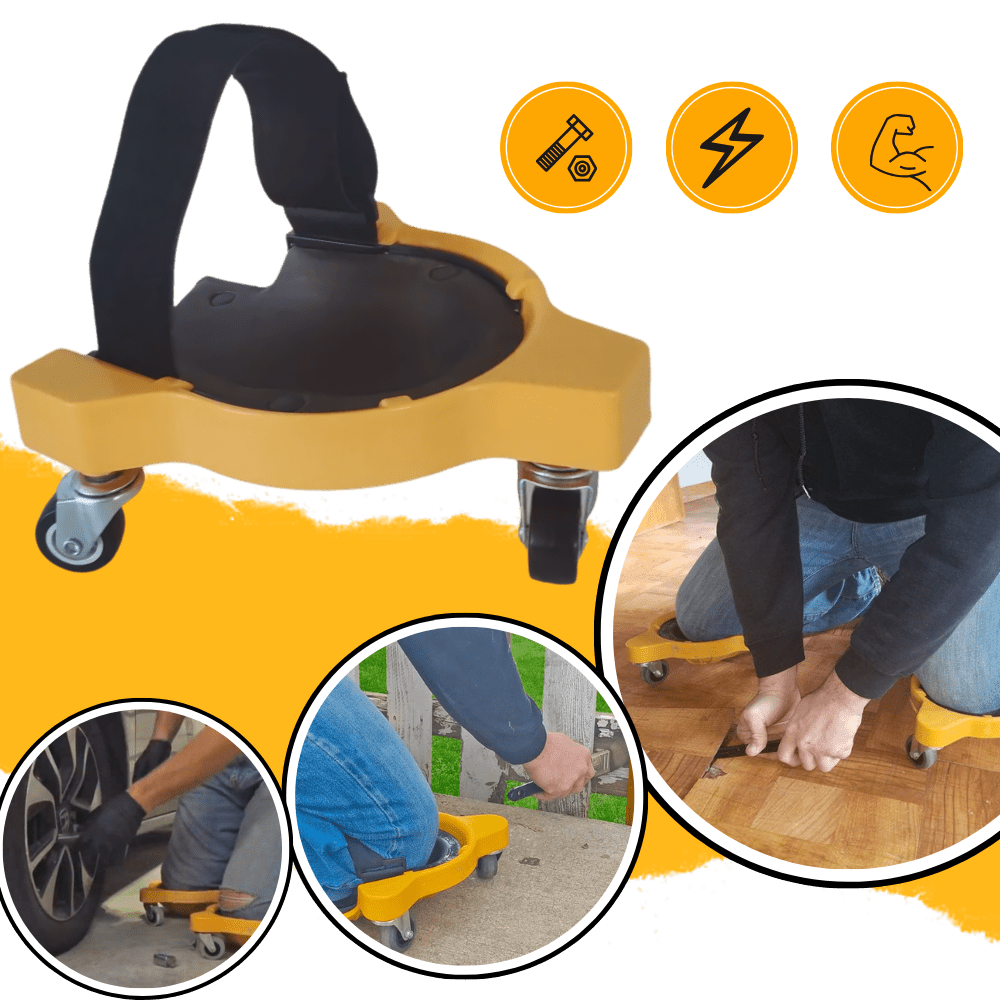 Knieschützer mit Rollen für erhöhten Komfort und Mobilität