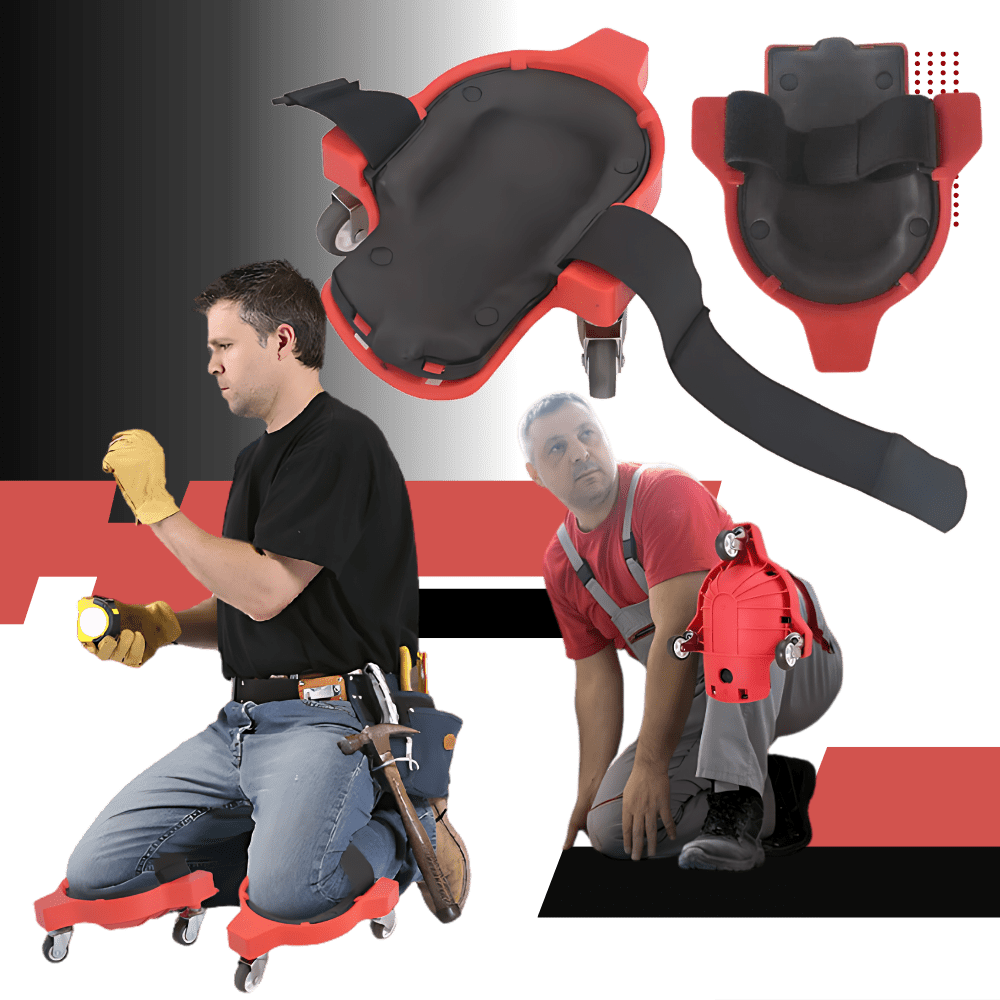 Knieschützer mit Rollen für erhöhten Komfort und Mobilität