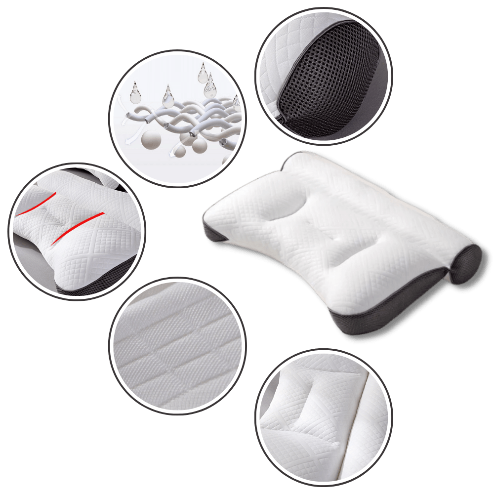 Hochwertiges hypoallergenes Nackenstützkissen für optimalen Komfort und perfekte Unterstützung