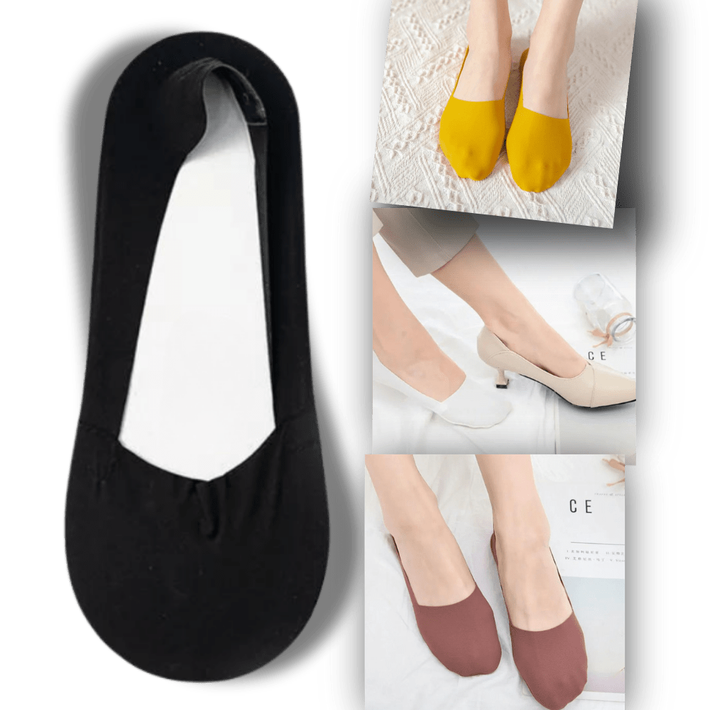 Unsichtbare Antirutsch-Socken für optimalen Komfort