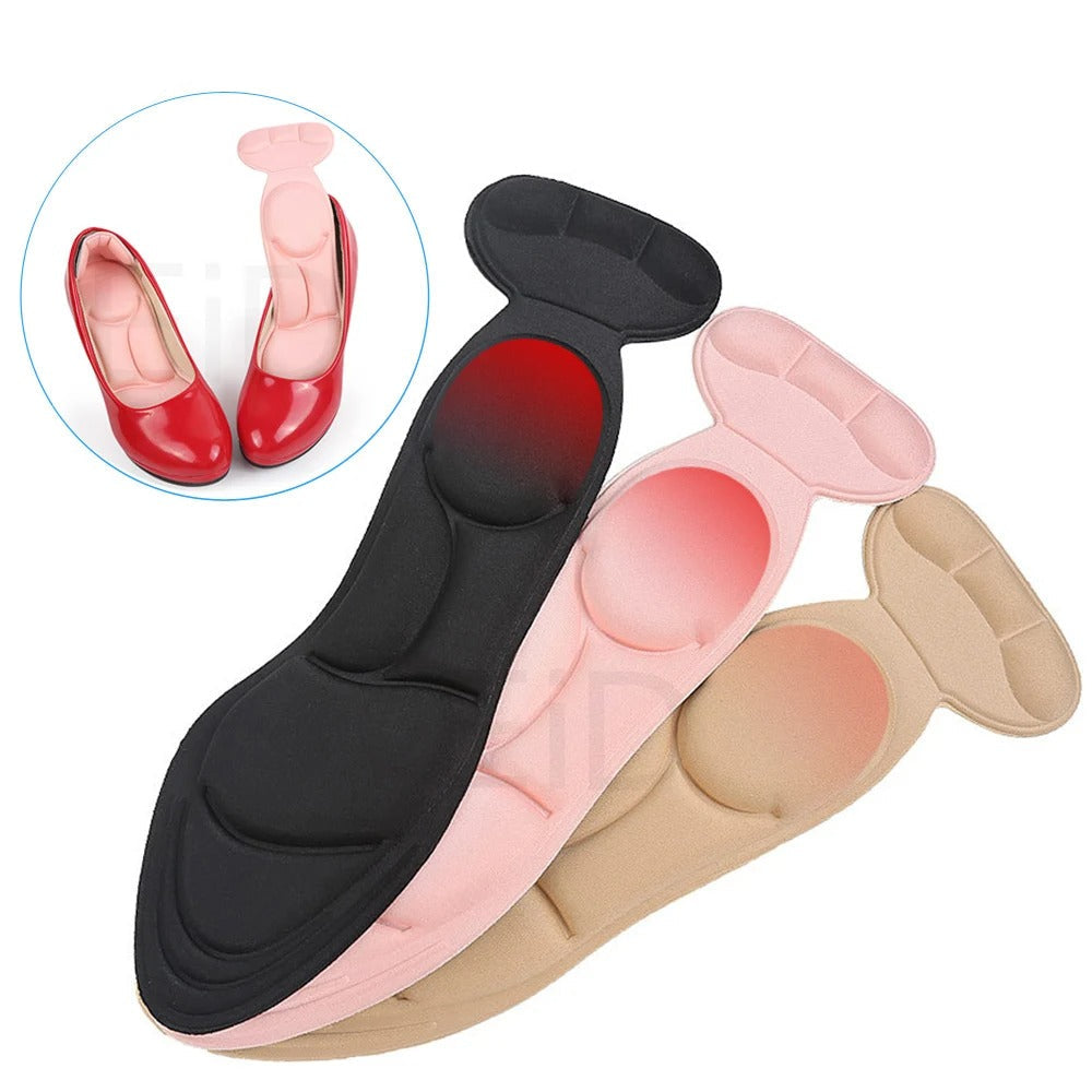 Einlegesohlen fĂĽr High Heels mit Fersenpolsterung