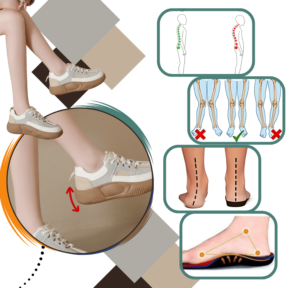 Trendige Sneakers mit orthopädischem Komfort