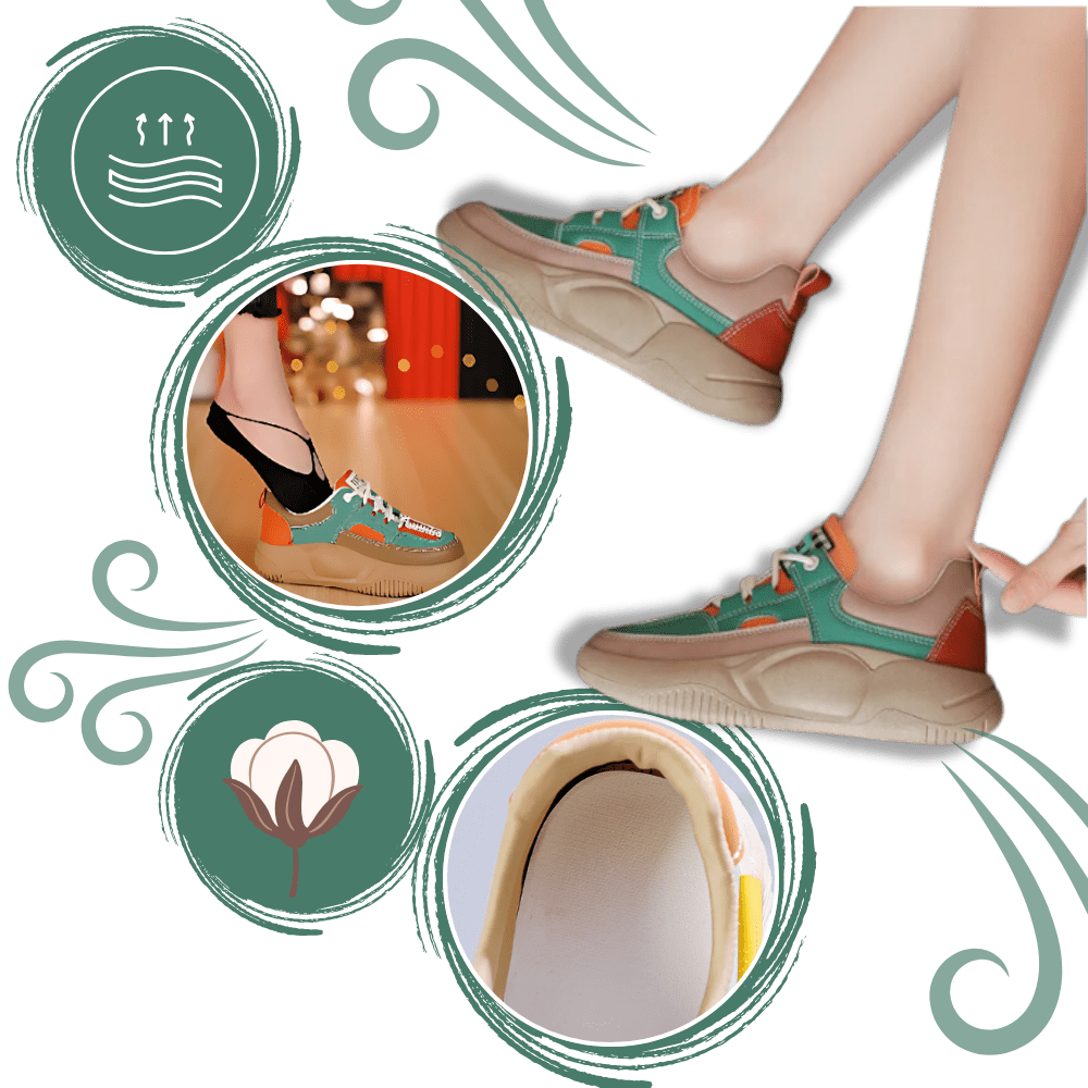 Trendige Sneakers mit orthopädischem Komfort