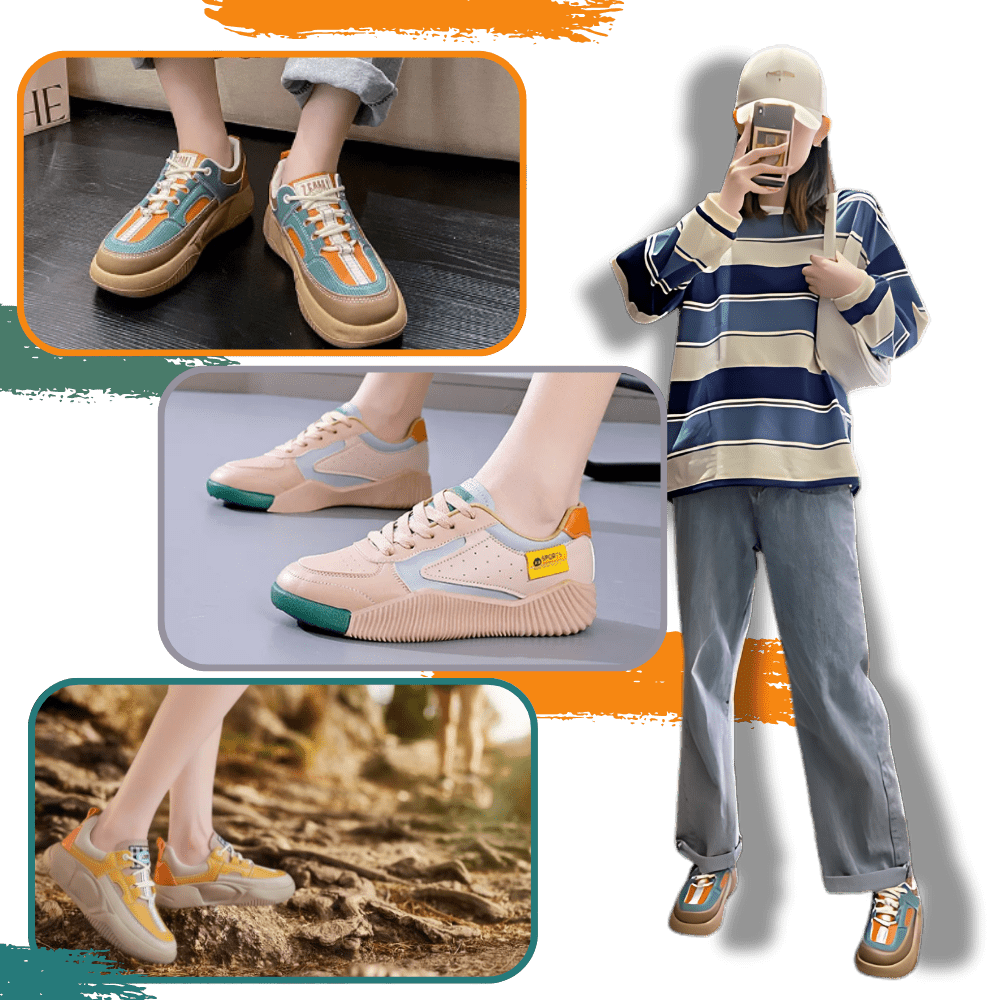 Trendige Sneakers mit orthopädischem Komfort