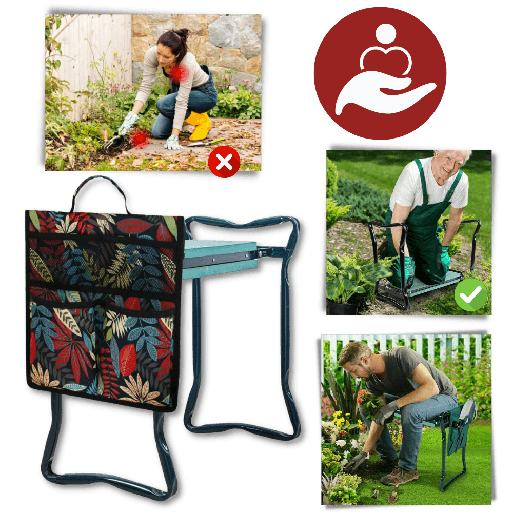 Multifunktionelle Kniepolster für die Gartenarbeit