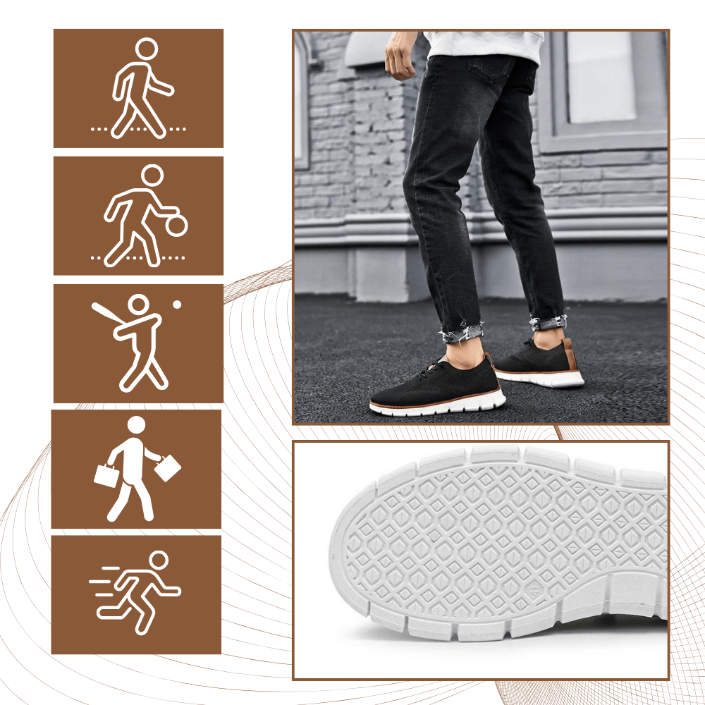 Bequeme und Atmungsaktive Orthopädische Schuhe mit Optimaler Fußgewölbeunterstützung