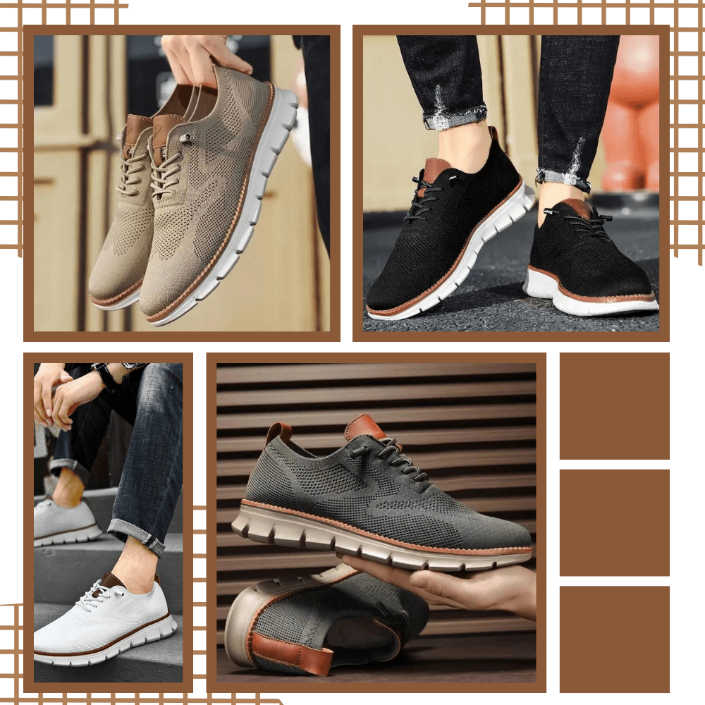 Bequeme und Atmungsaktive Orthopädische Schuhe mit Optimaler Fußgewölbeunterstützung