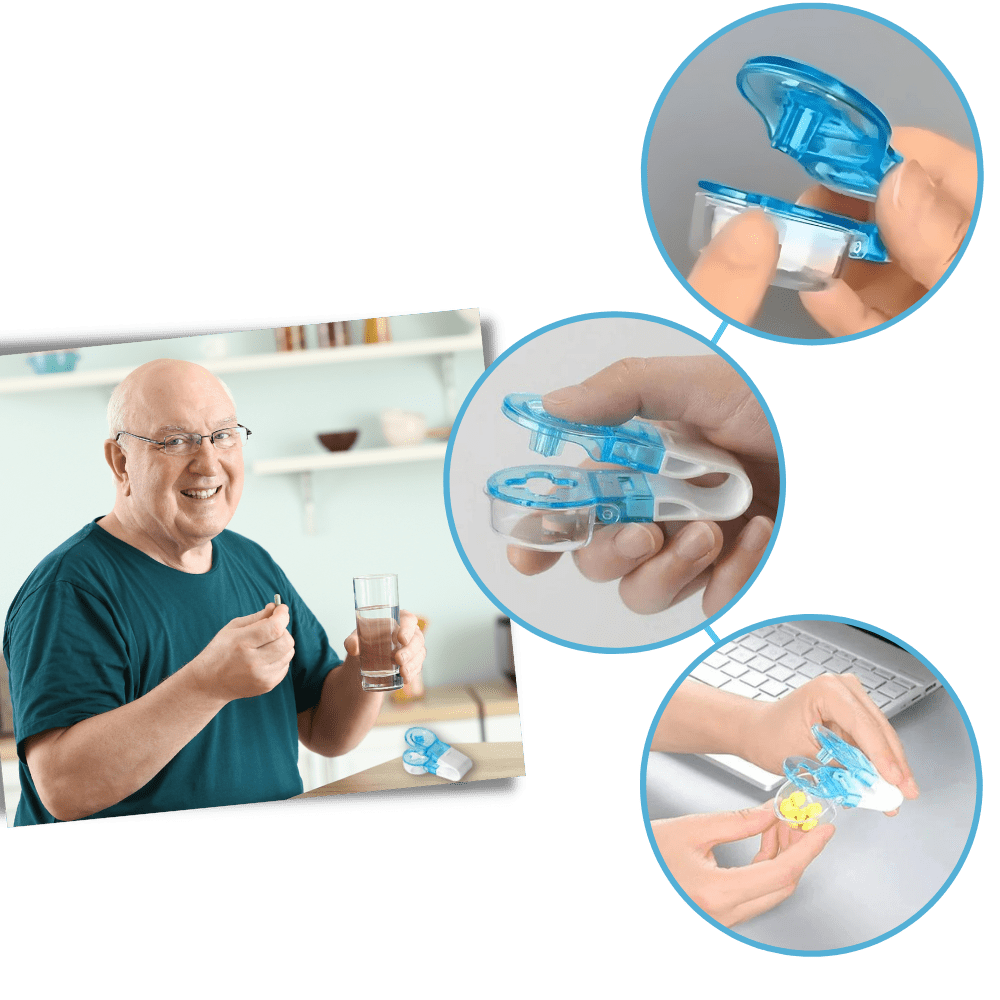 Praktischer Reise-Medikamentenbehälter Gesundheitsbegleiter