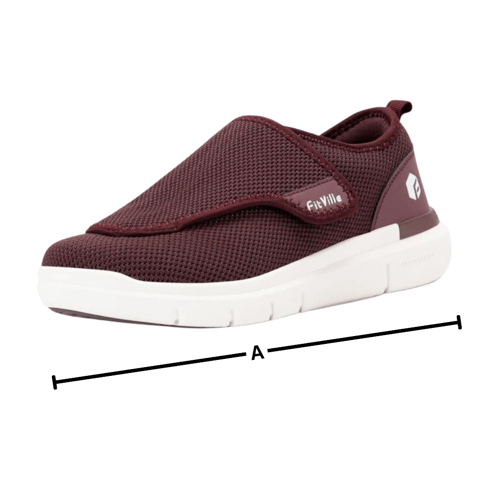 Bequeme Schuhe für Diabetiker mit optimaler Fers Unterstützung