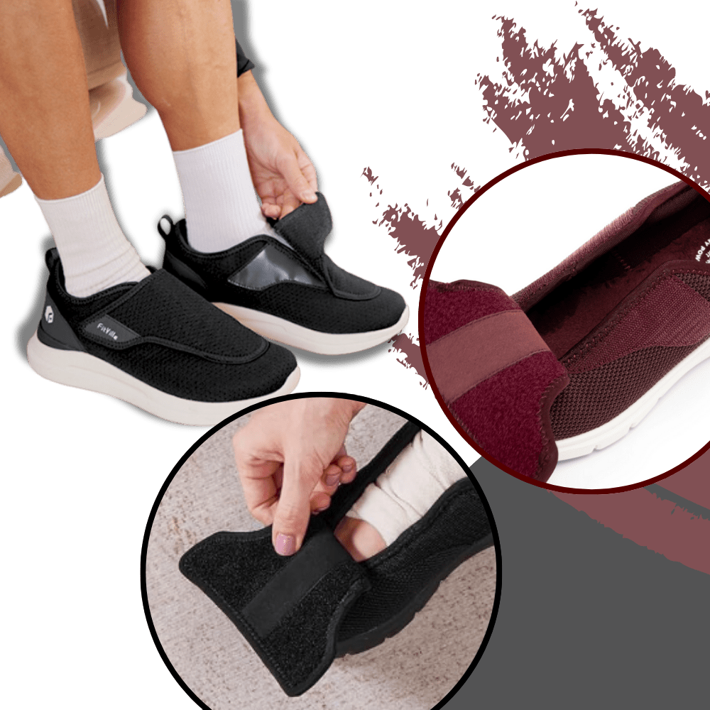 Bequeme Schuhe für Diabetiker mit optimaler Fers Unterstützung