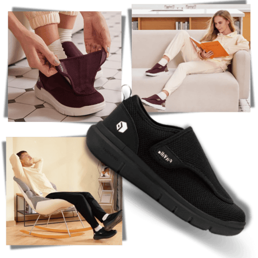 Bequeme Schuhe für Diabetiker mit optimaler Fers Unterstützung