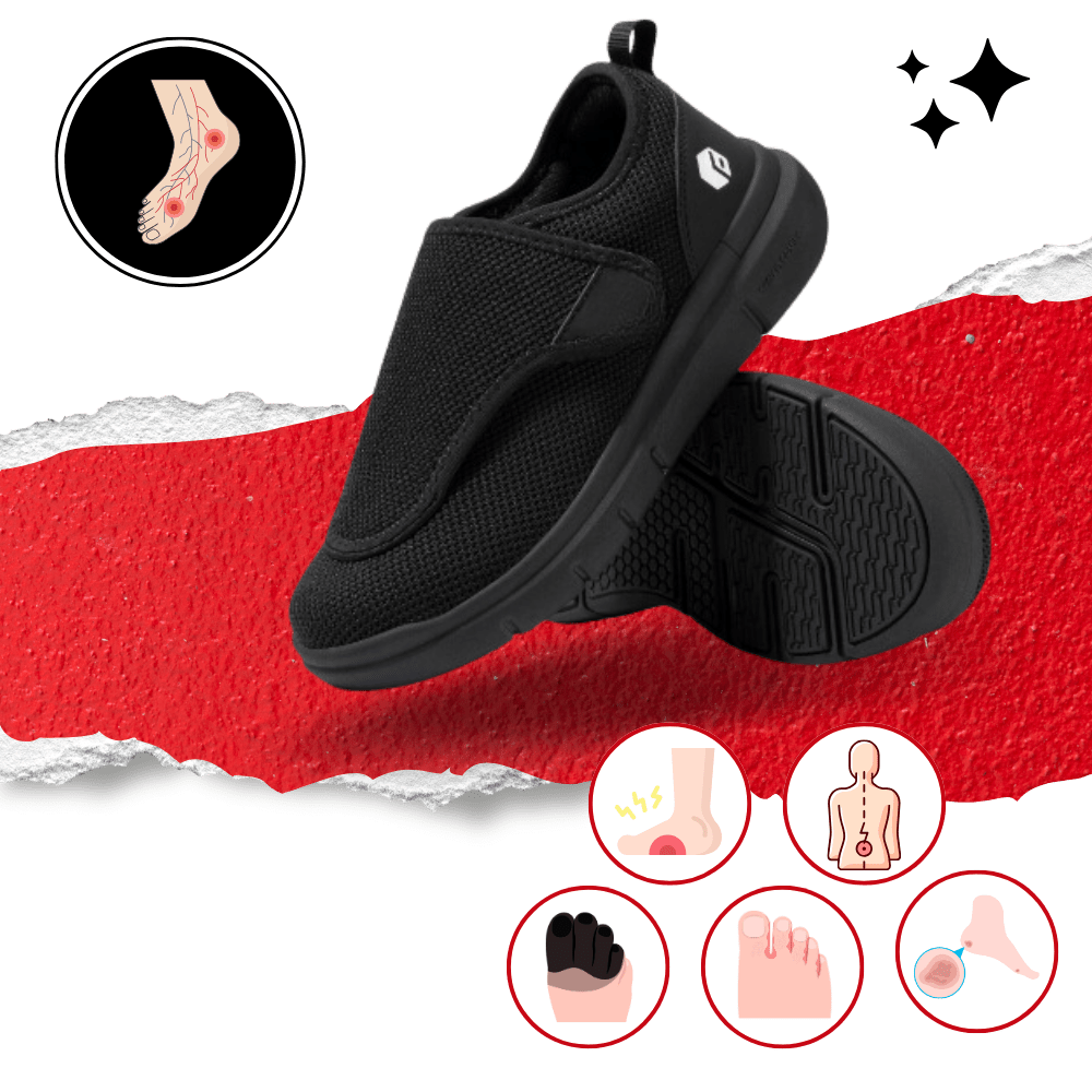Bequeme Schuhe für Diabetiker mit optimaler Fers Unterstützung