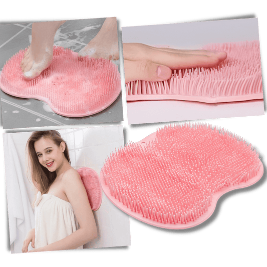 Beruhigende Duschbürste für die perfekte Pflege von Rücken und Füßen