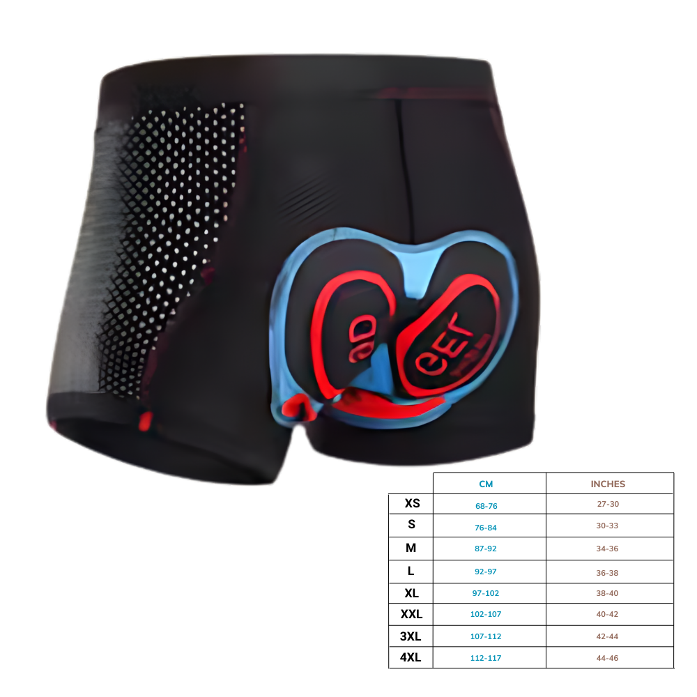 Kurze Radlerhose mit integriertem Polster, ultra bequem und nahtlos!