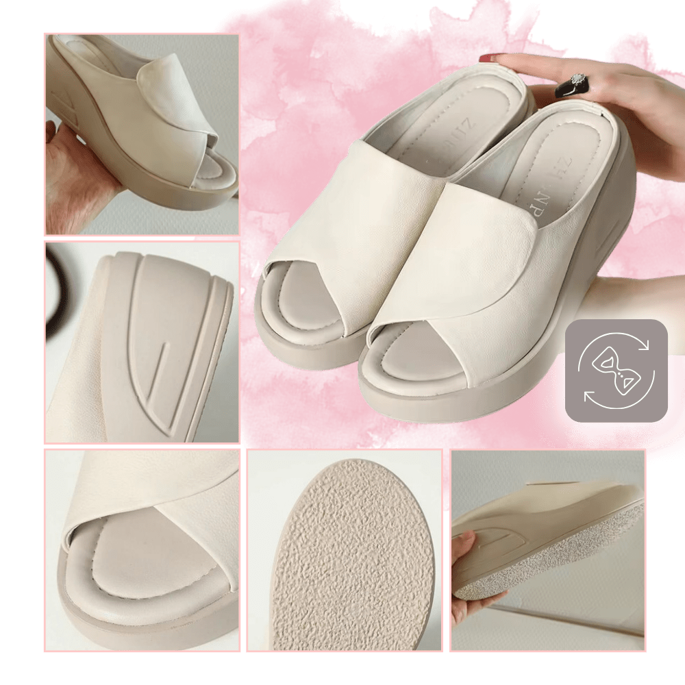 Bequeme Absatzsandalen mit Stoßdämpfungstechnologie