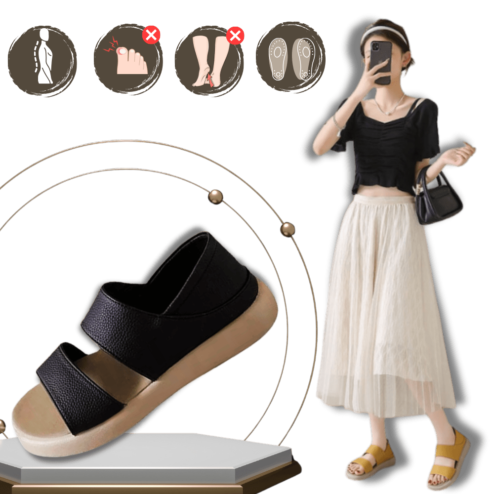 Elegante Sandalen mit rutschfester Sohle für optimalen Komfort