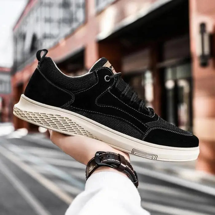 Stylische orthopädische Schuhe für Herren im eleganten Stone-Design