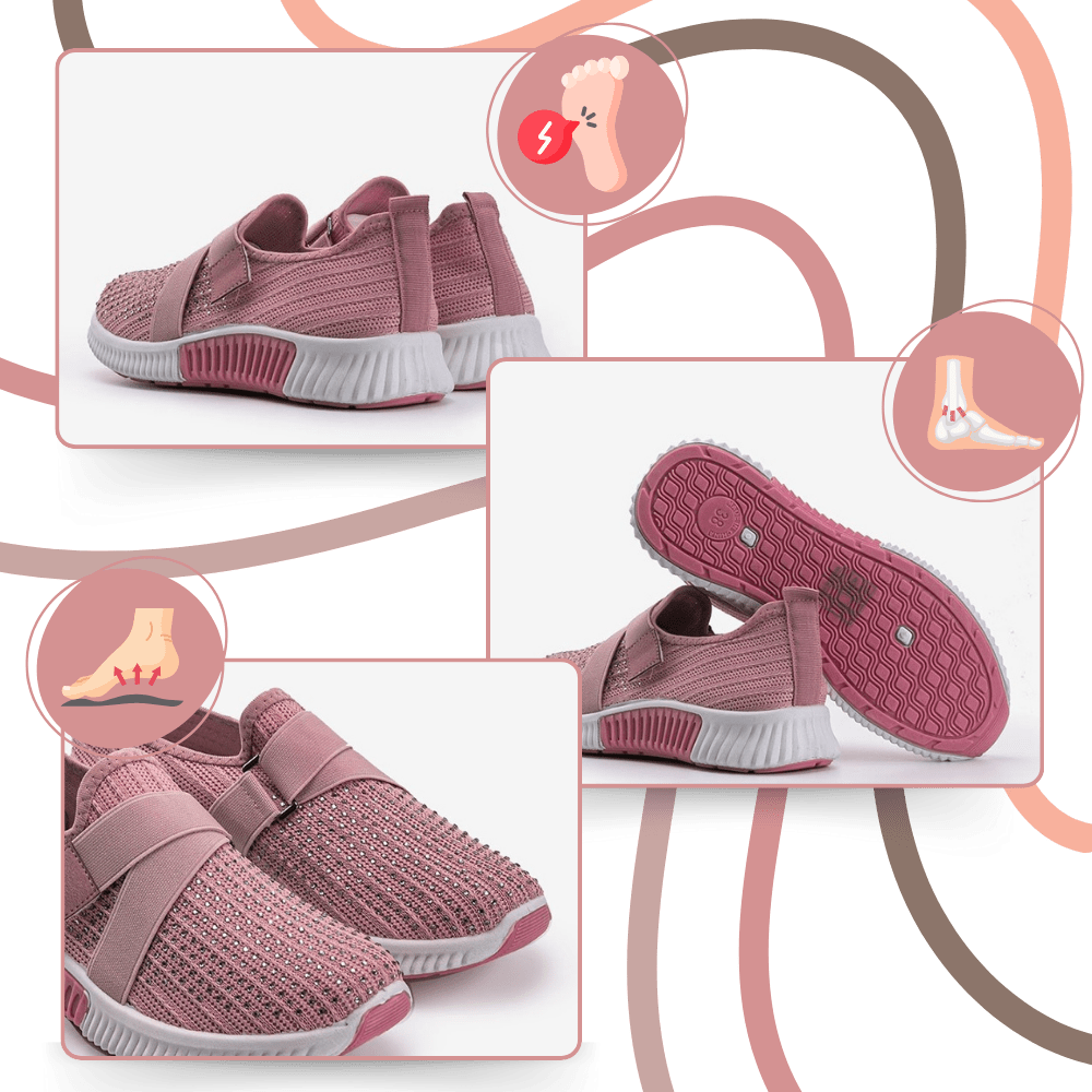 Ultraleichte orthopädische Schuhe mit Klettverschluss für optimalen Komfort
