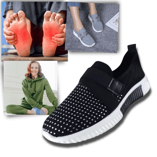 Ultraleichte orthopädische Schuhe mit Klettverschluss für optimalen Komfort