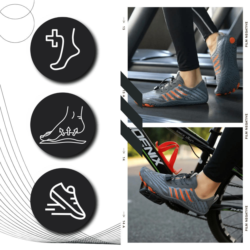 Ultraleichte orthopädische Schuhe für ein barfuß Gefühl