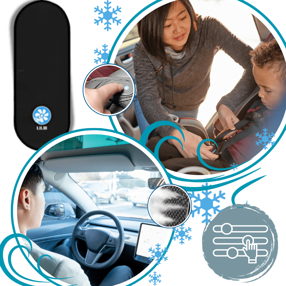 Kühles Autositzkissen mit integriertem Ventilator