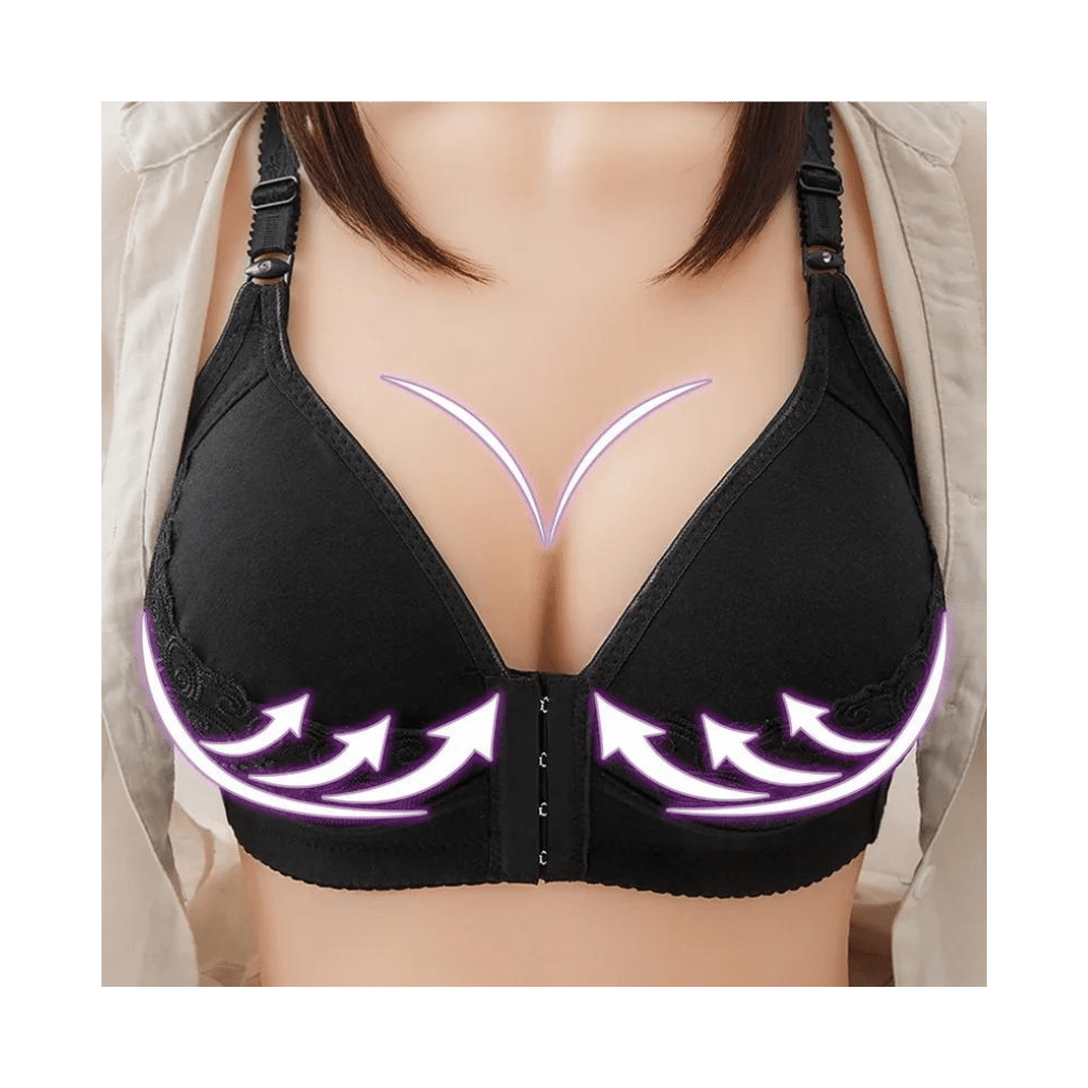 Bügelloser Push-up-BH für große Größen - Perfekter Komfort und Halt!