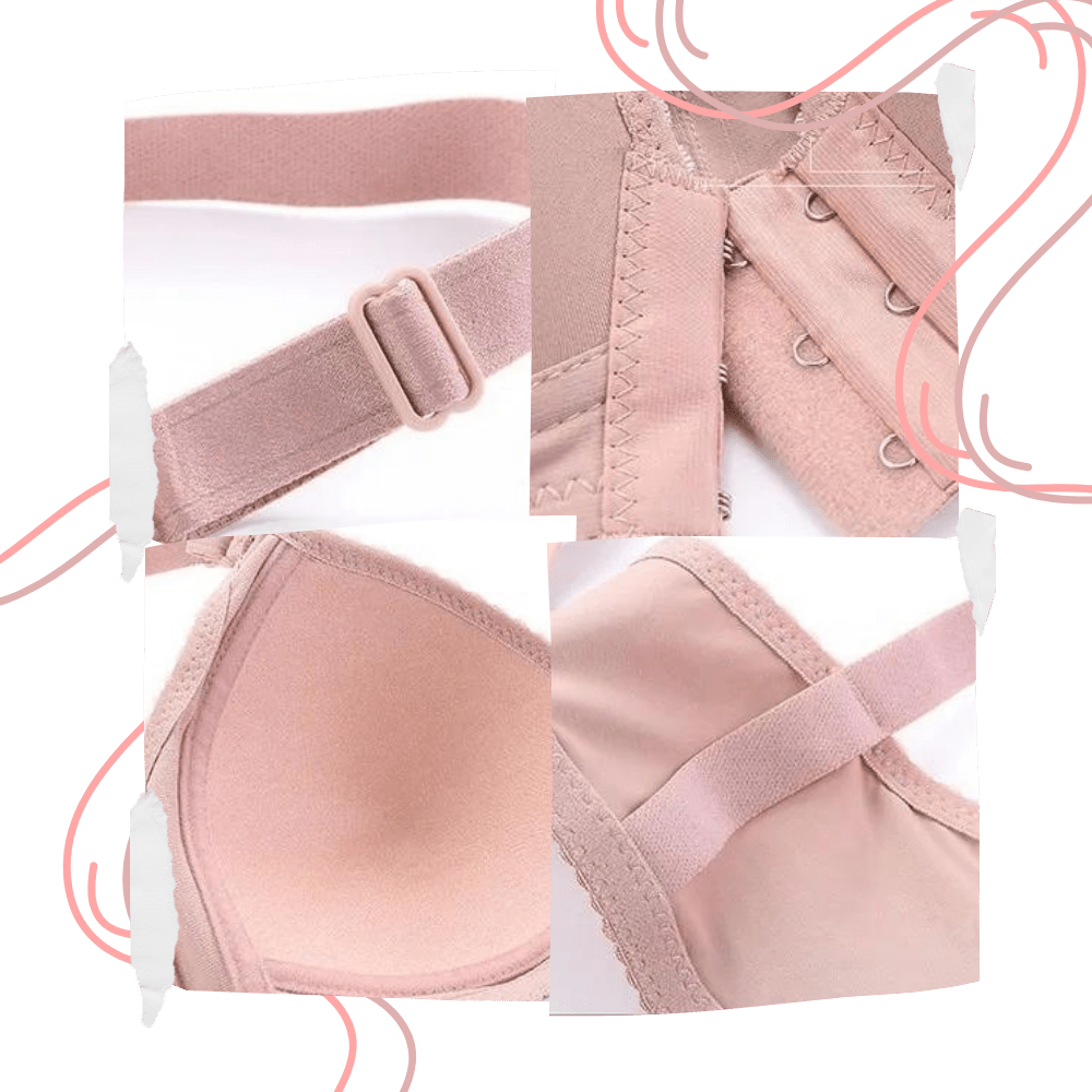 Bügelloser Push-up-BH für große Größen - Perfekter Komfort und Halt!