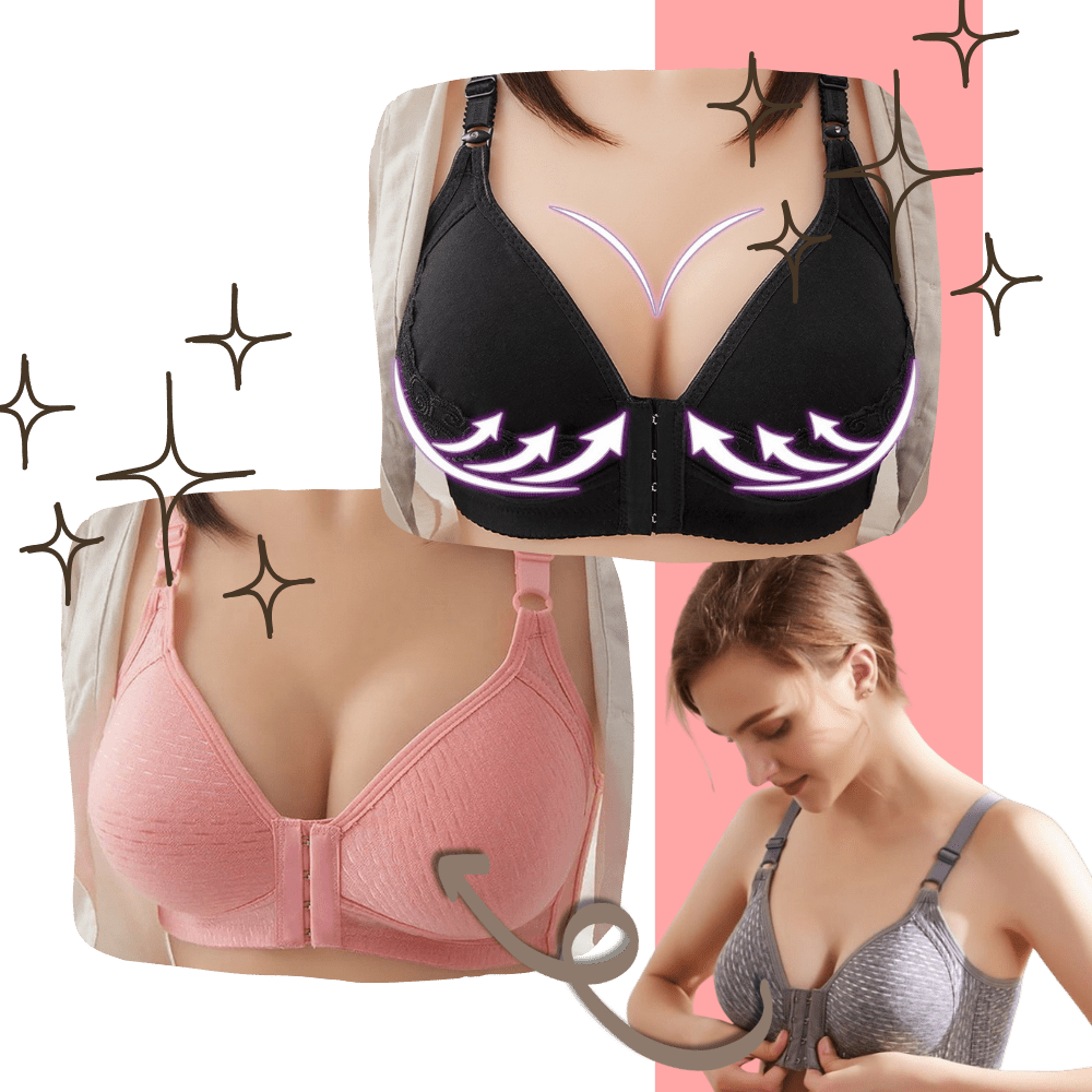 Bügelloser Push-up-BH für große Größen - Perfekter Komfort und Halt!