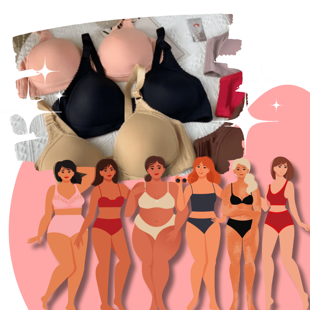 Bügelloser Push-up-BH für große Größen - Perfekter Komfort und Halt!