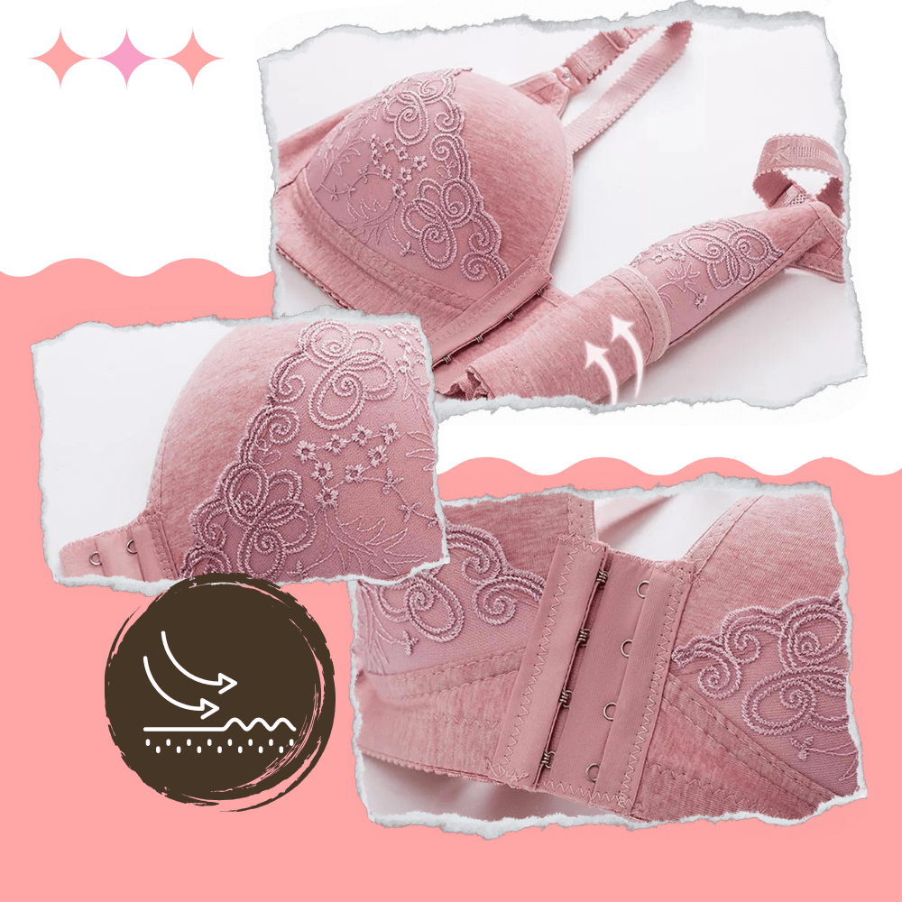 Bügelloser Push-up-BH für große Größen - Perfekter Komfort und Halt!