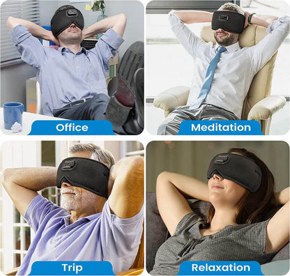 Luxurious Bluetooth Sleep Mask with Built-in Music Enjoyment - for Relaxed Sleep and Undisturbed Dreams!