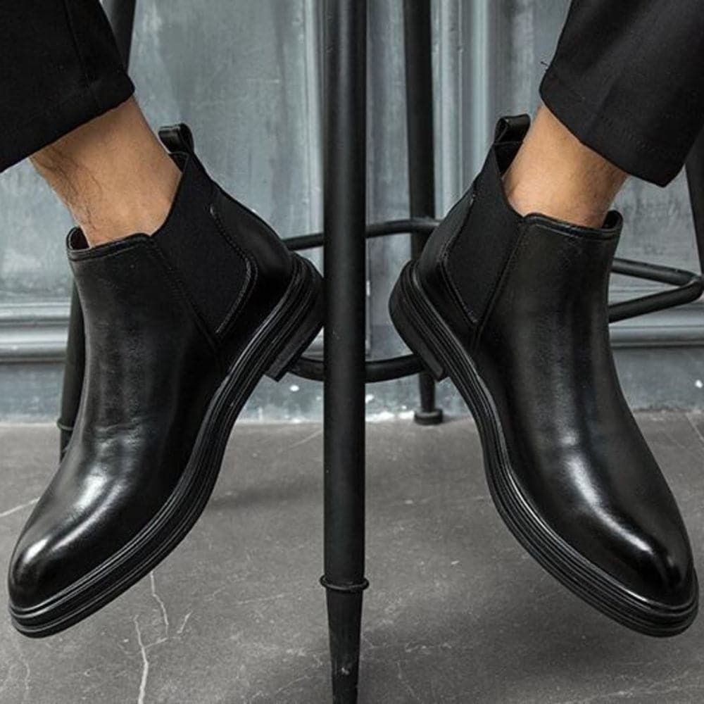 Stylische Herrenlederschuhe mit orthopädischer Unterstützung - Easton