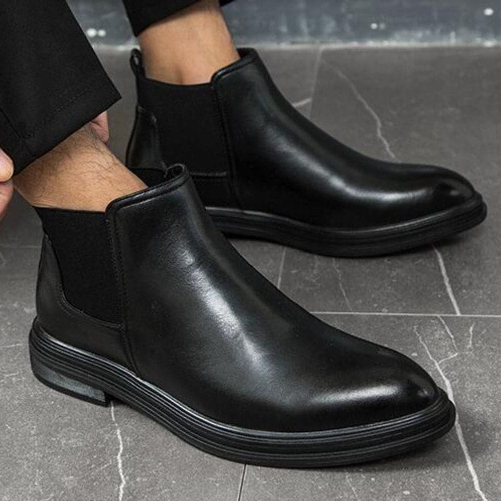 Stylische Herrenlederschuhe mit orthopädischer Unterstützung - Easton