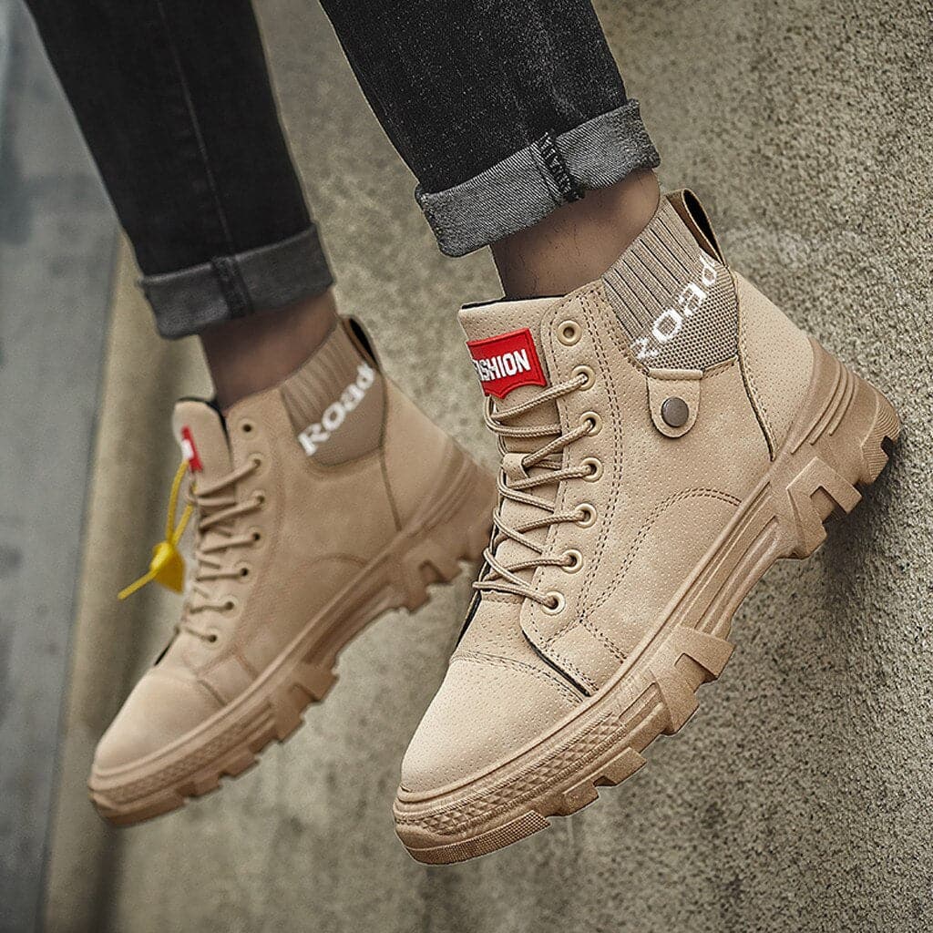 Trendige orthopädische Herrenschuhe mit robustem Look – Chase