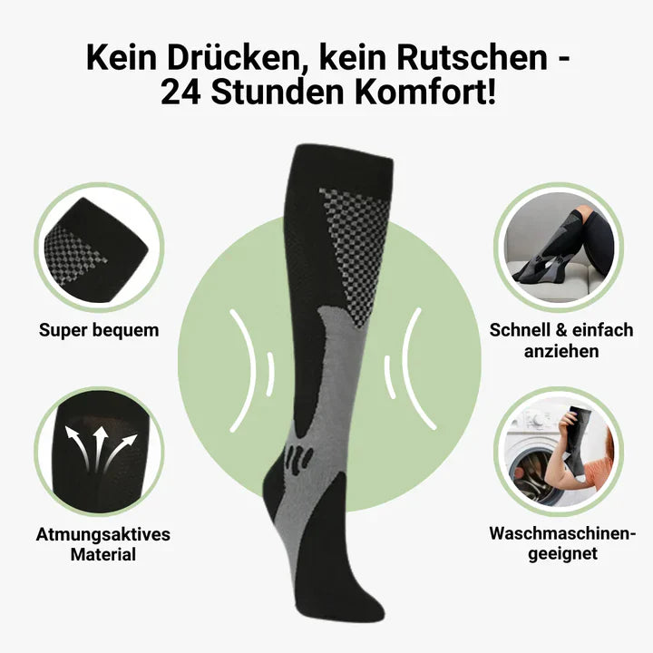 FlexiLeg - Ultimativer Fußkomfort mit Stützstrümpfen für jeden Tag!