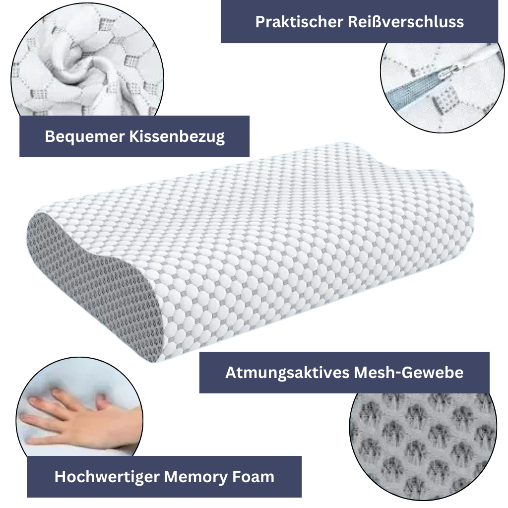 Luxuriöses Schlafkissen Sleepy für erholsamen Schlaf
