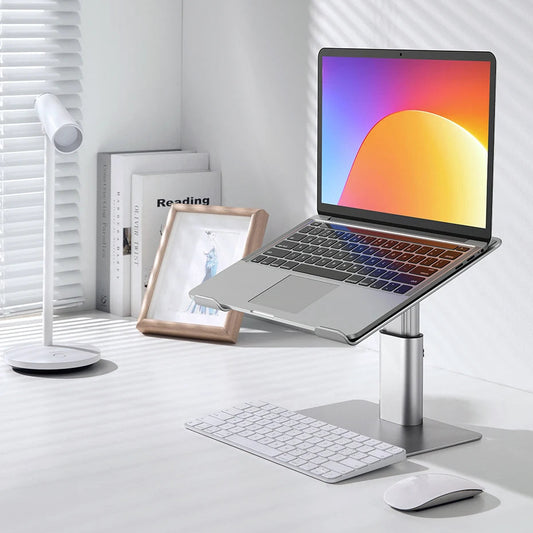 Premium Aluminium-Laptopständer – faltbar, höhenverstellbar, kompatibel mit MacBook, Tablet & Smartphone