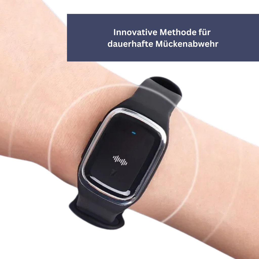 MückenSafe Ultraschallarmband mit LED-Anzeige – Der innovative Insektenschutz für entspannte Outdoor-Aktivitäten!