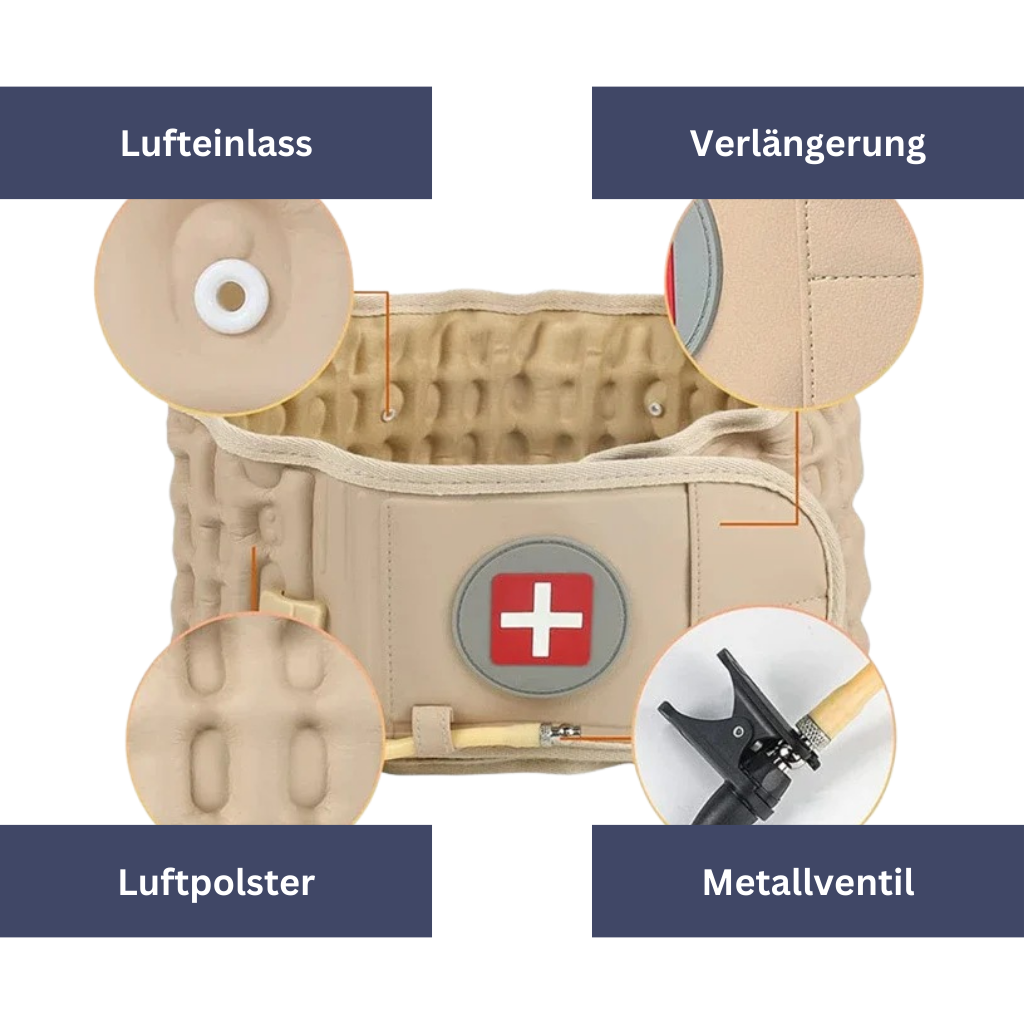 Orthogurt - Ergonomischer Rückengurt zur optimalen Unterstützung und Entlastung der Lendenwirbelsäule