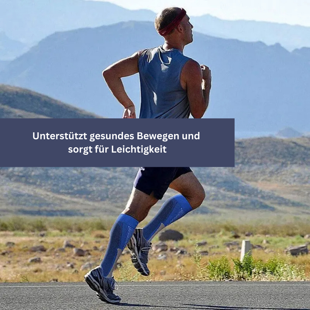 Erleben Sie den Komfort schmerzfreier Beine mit unseren eleganten Kompressionsstrümpfen!