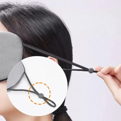 Luxuriöse Eis-Seiden-Schlafmaske – Warm & Kühl, Verstellbar, Atmungsaktiv