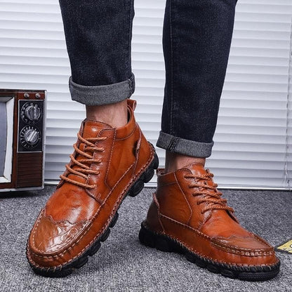 Stylische orthopädische Herrenschuhe aus hochwertigem Leder von Julian