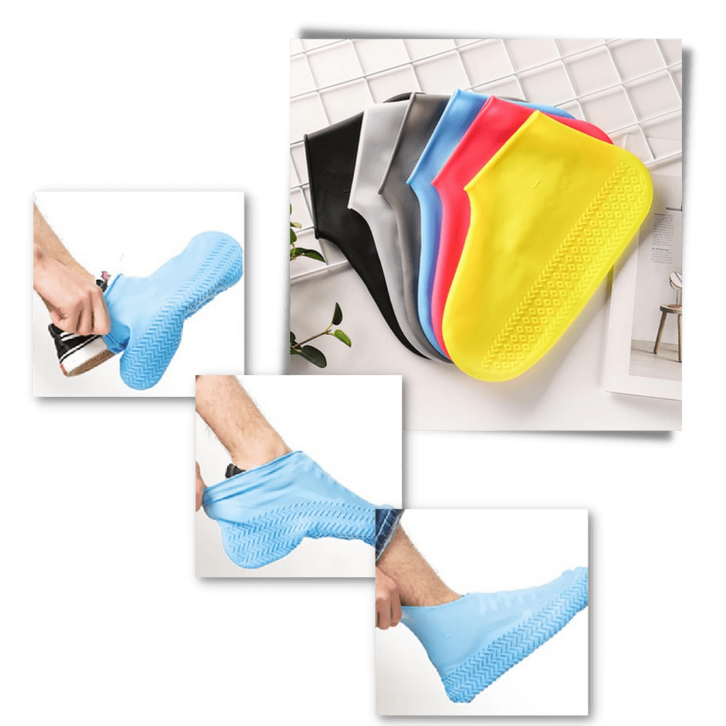 Stylisches Silikon-Regenkleid - 1 Paar elegante Schuhüberzüge
