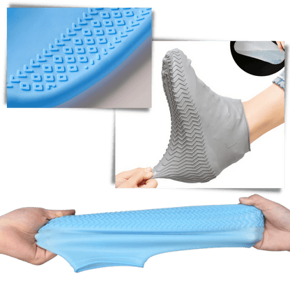 Stylisches Silikon-Regenkleid - 1 Paar elegante Schuhüberzüge
