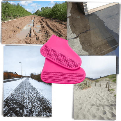 Stylisches Silikon-Regenkleid - 1 Paar elegante Schuhüberzüge