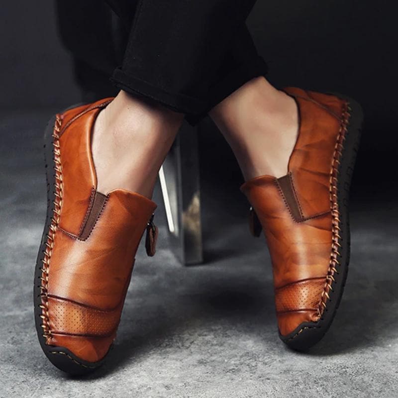 Stylische orthopädische Lederschuhe für Herren - Joel