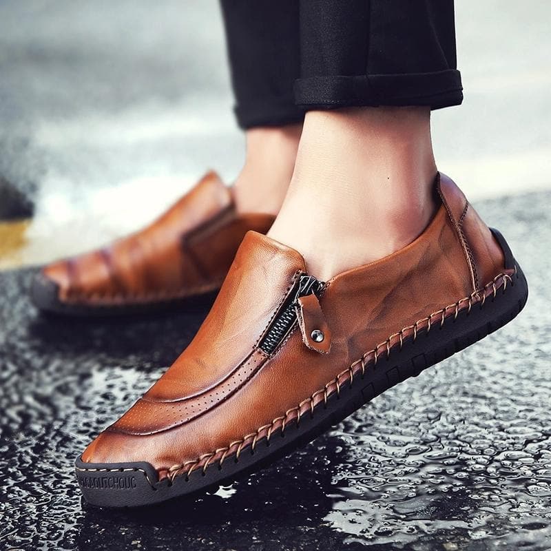 Stylische orthopädische Lederschuhe für Herren - Joel